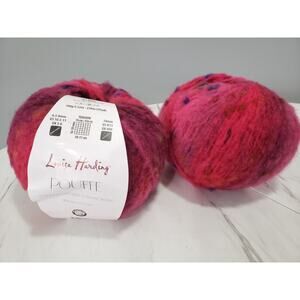 2 Louisa Harding Pouffe Yarn Luxurious Brushed Extrafine Merino Wool 105 Mayfair